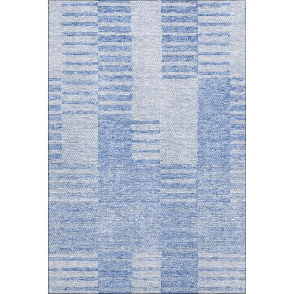 Piper Looms Mayfield Striped AMF686 Blue Machine Washable Area Rug main image