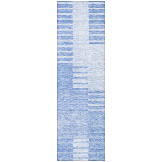 Piper Looms Mayfield Striped AMF686 Blue Machine Washable Area Rug Runner Main Image