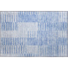 Piper Looms Mayfield Striped AMF686 Blue Machine Washable Area Rug Scatter Main Image