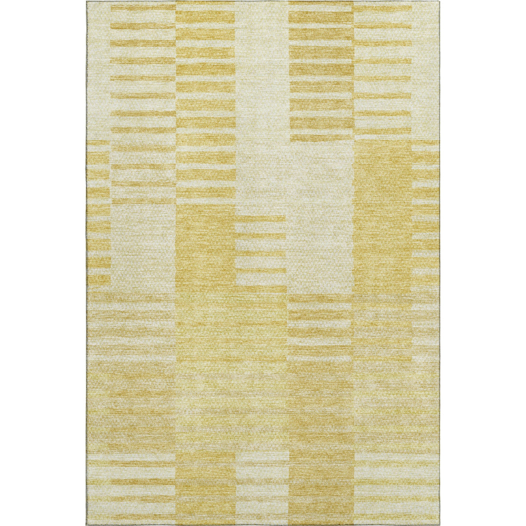 Piper Looms Mayfield Striped AMF686 Honey Machine Washable Area Rug main image