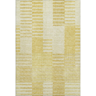 Piper Looms Mayfield Striped AMF686 Honey Machine Washable Area Rug main image