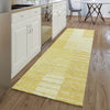 Piper Looms Mayfield Striped AMF686 Honey Machine Washable Area Rug Runner Lifestyle Image Feature