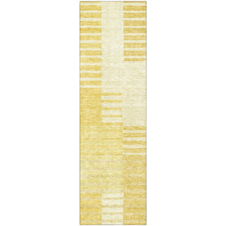 Piper Looms Mayfield Striped AMF686 Honey Machine Washable Area Rug Runner Main Image