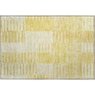 Piper Looms Mayfield Striped AMF686 Honey Machine Washable Area Rug Scatter Main Image