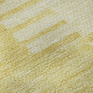 Piper Looms Mayfield Striped AMF686 Honey Machine Washable Area Rug Swatch Image