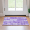 Piper Looms Mayfield Striped AMF686 Lavender Machine Washable Area Rug Scatter Lifestyle Image Feature