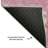Piper Looms Mayfield Striped AMF686 Pink Machine Washable Area Rug Backing Image
