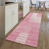 Piper Looms Mayfield Striped AMF686 Pink Machine Washable Area Rug Runner Lifestyle Image Feature