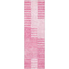 Piper Looms Mayfield Striped AMF686 Pink Machine Washable Area Rug Runner Main Image