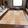 Piper Looms Mayfield Striped AMF686 Salmon Machine Washable Area Rug Lifestyle Image Feature
