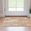 Piper Looms Mayfield Striped AMF686 Salmon Machine Washable Area Rug Scatter Lifestyle Image Feature
