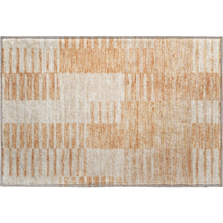 Piper Looms Mayfield Striped AMF686 Salmon Machine Washable Area Rug Scatter Main Image