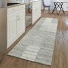 Piper Looms Mayfield Striped AMF686 Silver Machine Washable Area Rug Runner Lifestyle Image Feature