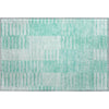 Piper Looms Mayfield Striped AMF686 Teal Machine Washable Area Rug Scatter Main Image