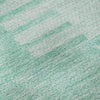 Piper Looms Mayfield Striped AMF686 Teal Machine Washable Area Rug Swatch Image