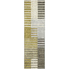 Piper Looms Mayfield Striped AMF687 Brown Machine Washable Area Rug Runner Main Image