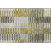 Piper Looms Mayfield Striped AMF687 Brown Machine Washable Area Rug Scatter Main Image
