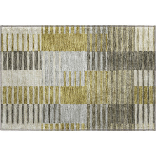 Piper Looms Mayfield Striped AMF687 Brown Machine Washable Area Rug Scatter Main Image