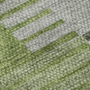 Piper Looms Mayfield Striped AMF687 Green Machine Washable Area Rug Swatch Image