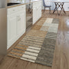 Piper Looms Mayfield Striped AMF687 Paprika Machine Washable Area Rug Runner Lifestyle Image Feature
