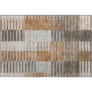 Piper Looms Mayfield Striped AMF687 Paprika Machine Washable Area Rug Scatter Main Image