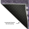 Piper Looms Mayfield Striped AMF687 Purple Machine Washable Area Rug Backing Image