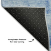 Piper Looms Mayfield Modern AMF688 Blue Machine Washable Area Rug Backing Image