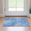 Piper Looms Mayfield Modern AMF688 Blue Machine Washable Area Rug Scatter Lifestyle Image Feature