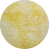 Piper Looms Mayfield Modern AMF688 Gold Machine Washable Area Rug Round Main Image