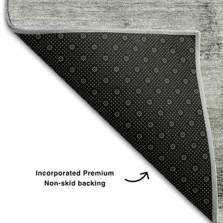 Piper Looms Mayfield Modern AMF688 Gray Machine Washable Area Rug Backing Image
