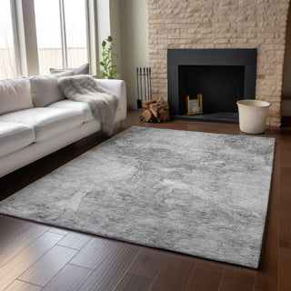 Piper Looms Mayfield Modern AMF688 Gray Machine Washable Area Rug Lifestyle Image Feature
