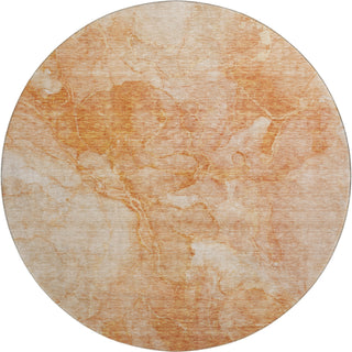 Piper Looms Mayfield Modern AMF688 Salmon Machine Washable Area Rug Round Main Image