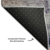 Piper Looms Mayfield Modern AMF689 Blue Machine Washable Area Rug Backing Image