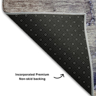Piper Looms Mayfield Modern AMF689 Blue Machine Washable Area Rug Backing Image