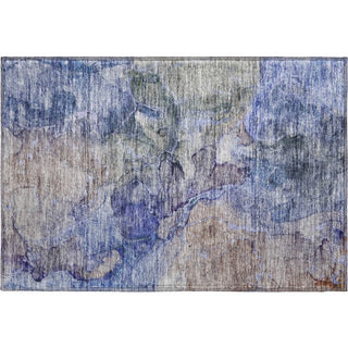 Piper Looms Mayfield Modern AMF689 Blue Machine Washable Area Rug Scatter Main Image