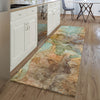 Piper Looms Mayfield Modern AMF689 Coral Machine Washable Area Rug Runner Lifestyle Image Feature