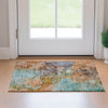 Piper Looms Mayfield Modern AMF689 Coral Machine Washable Area Rug Scatter Lifestyle Image Feature