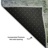 Piper Looms Mayfield Modern AMF689 Olive Machine Washable Area Rug Backing Image