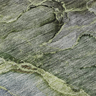 Piper Looms Mayfield Modern AMF689 Olive Machine Washable Area Rug Swatch Image