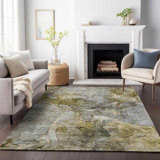 Piper Looms Mayfield Modern AMF689 Taupe Machine Washable Area Rug Lifestyle Image Feature