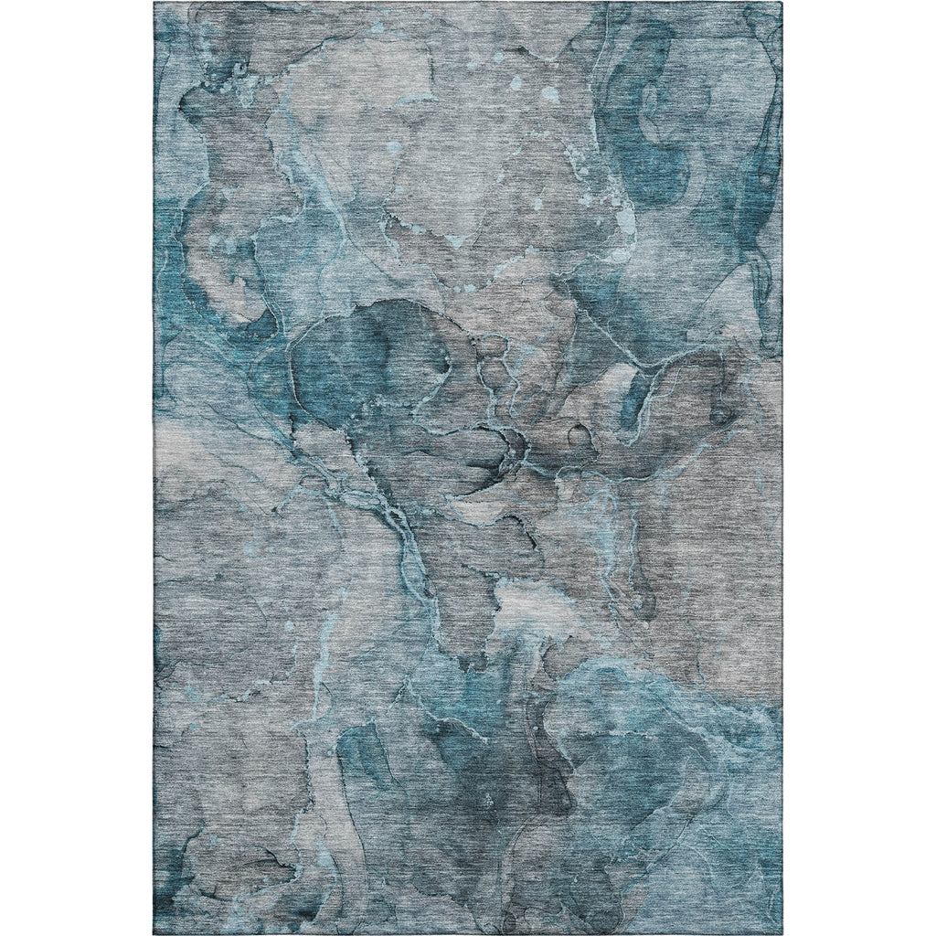 Piper Looms Mayfield Modern AMF689 Teal Machine Washable Area Rug main image