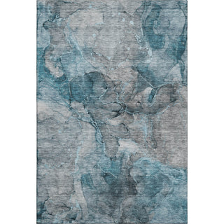 Piper Looms Mayfield Modern AMF689 Teal Machine Washable Area Rug main image