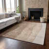 Piper Looms Mayfield Ombre AMF690 Brown Machine Washable Area Rug Lifestyle Image Feature
