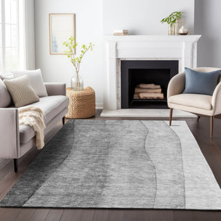 Piper Looms Mayfield Ombre AMF690 Gray Machine Washable Area Rug Lifestyle Image Feature