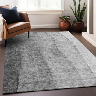 Piper Looms Mayfield Ombre AMF690 Gray Machine Washable Area Rug Lifestyle Image Feature