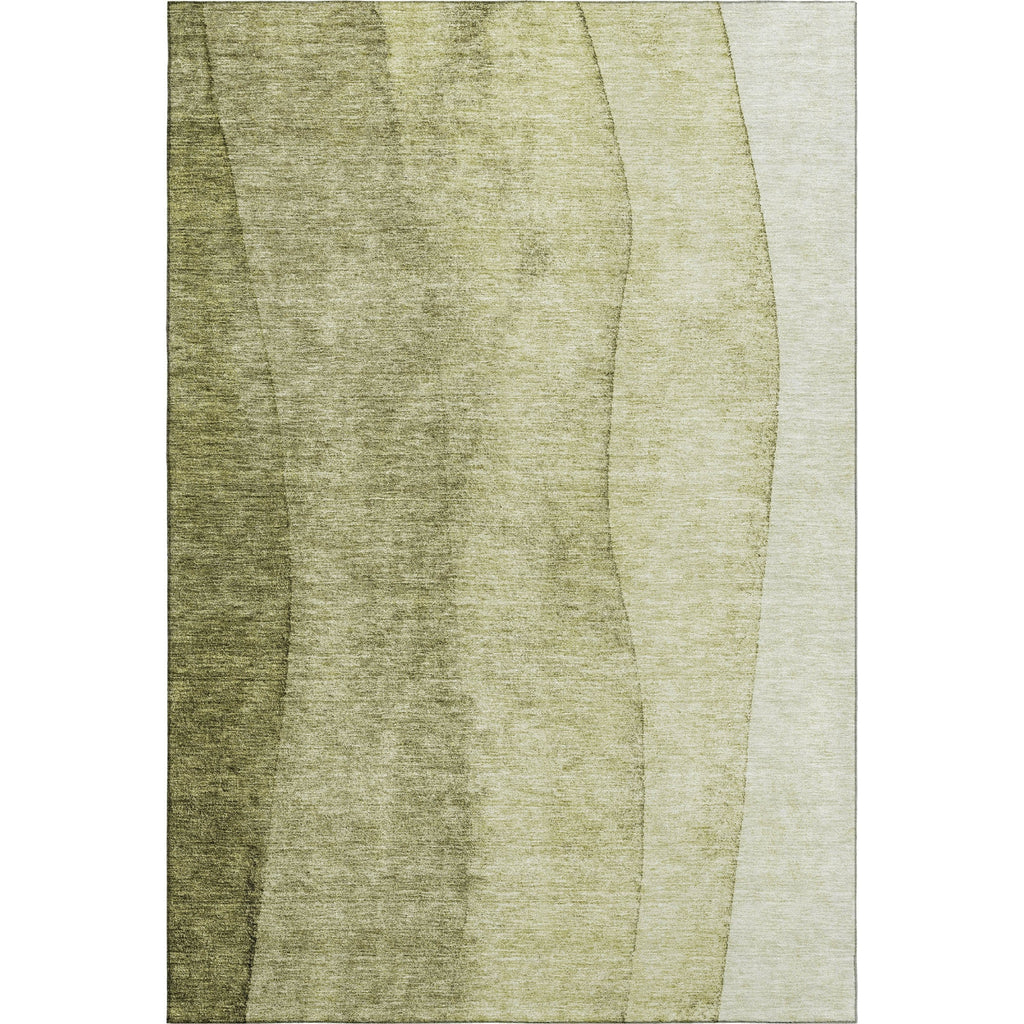Piper Looms Mayfield Ombre AMF690 Olive Machine Washable Area Rug main image