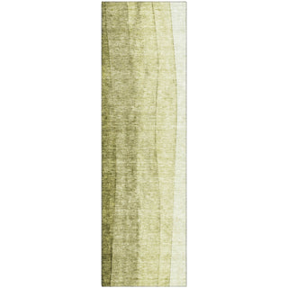 Piper Looms Mayfield Ombre AMF690 Olive Machine Washable Area Rug Runner Main Image