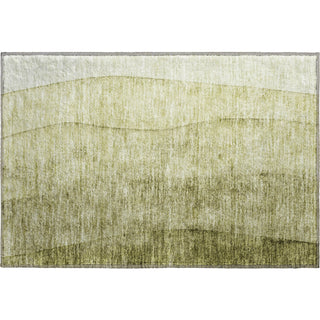 Piper Looms Mayfield Ombre AMF690 Olive Machine Washable Area Rug Scatter Main Image