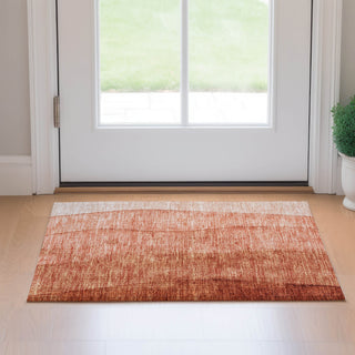 Piper Looms Mayfield Ombre AMF690 Paprika Machine Washable Area Rug Scatter Lifestyle Image Feature