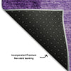 Piper Looms Mayfield Ombre AMF690 Purple Machine Washable Area Rug Backing Image